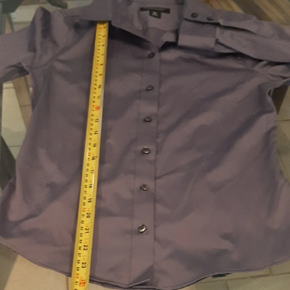 NWOT Banana🍌Republic SOFT Deep BLUE🗨NON-IRON FITTED🗨STRETCH Button Down SZ6P - Picture 9 of 9